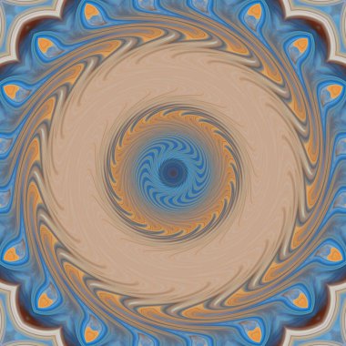 soyut renkli mandala dönüş konsepti arkaplanı 