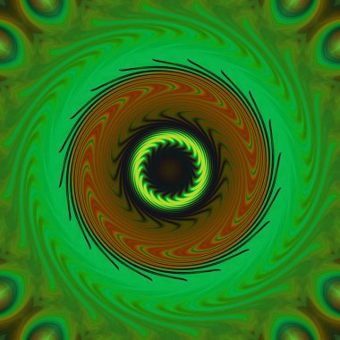 soyut renkli mandala dönüş konsepti arkaplanı 