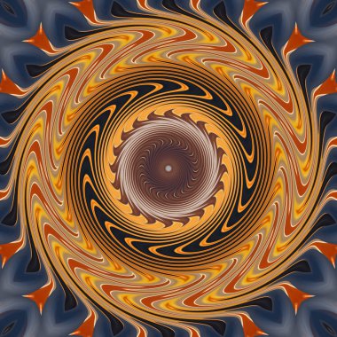 soyut renkli mandala dönüş konsepti arkaplanı 