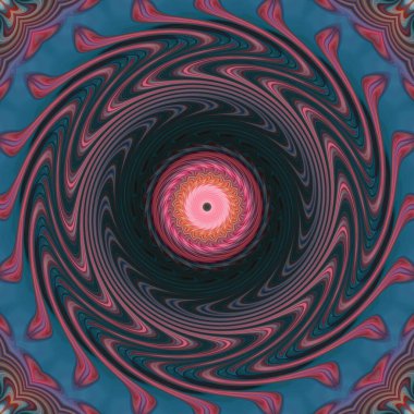 soyut renkli mandala dönüş konsepti arkaplanı 