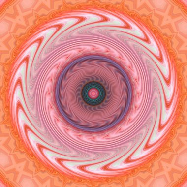 soyut renkli mandala dönüş konsepti arkaplanı 