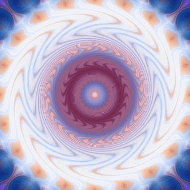 soyut renkli mandala dönüş konsepti arkaplanı 