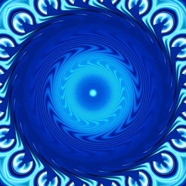 soyut renkli mandala dönüş konsepti arkaplanı 