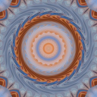 soyut renkli mandala dönüş konsepti arkaplanı 