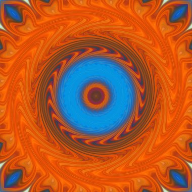 soyut renkli mandala dönüş konsepti arkaplanı 