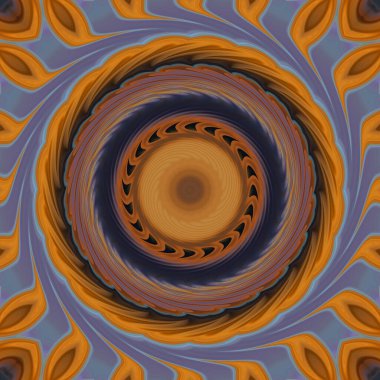 soyut renkli mandala dönüş konsepti arkaplanı 