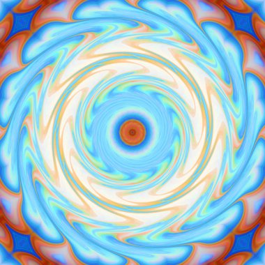 soyut renkli mandala dönüş konsepti arkaplanı 