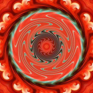 soyut renkli mandala dönüş konsepti arkaplanı 