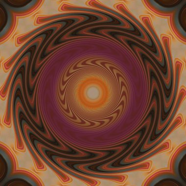 soyut renkli mandala dönüş konsepti arkaplanı 