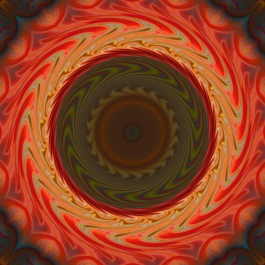 soyut renkli mandala dönüş konsepti arkaplanı 