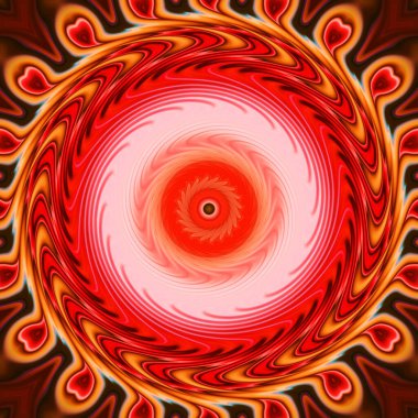 soyut renkli mandala dönüş konsepti arkaplanı 