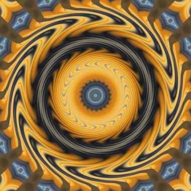 soyut renkli mandala dönüş konsepti arkaplanı 