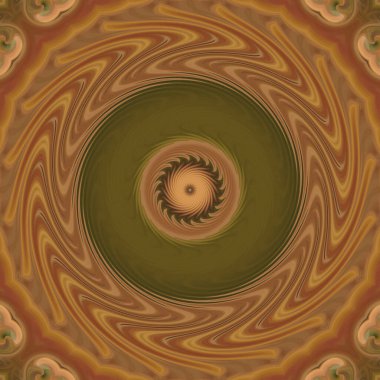 soyut renkli mandala dönüş konsepti arkaplanı 