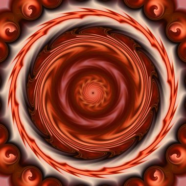 soyut renkli mandala dönüş konsepti arkaplanı 