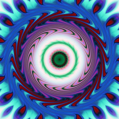 soyut renkli mandala dönüş konsepti arkaplanı 