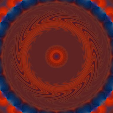 soyut renkli mandala dönüş konsepti arkaplanı 