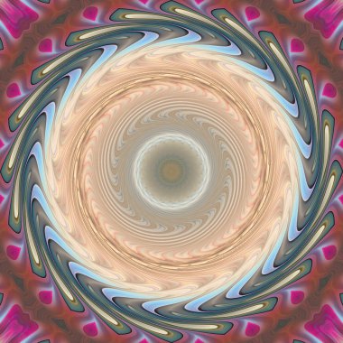 soyut renkli mandala dönüş konsepti arkaplanı 