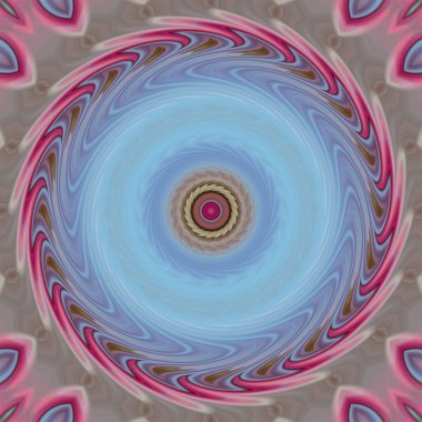 soyut renkli mandala dönüş konsepti arkaplanı 