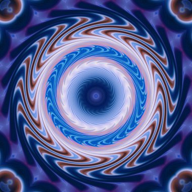 soyut renkli mandala dönüş konsepti arkaplanı 