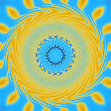 soyut renkli mandala dönüş konsepti arkaplanı 