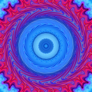 soyut renkli mandala dönüş konsepti arkaplanı 