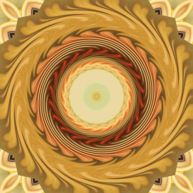 soyut renkli mandala dönüş konsepti arkaplanı 