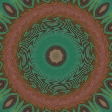 soyut renkli mandala dönüş konsepti arkaplanı 