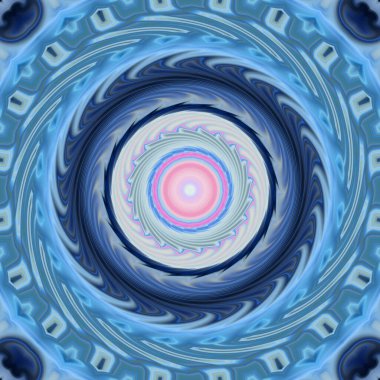 soyut renkli mandala dönüş konsepti arkaplanı 