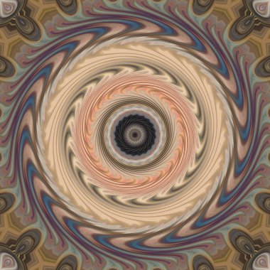 soyut renkli mandala dönüş konsepti arkaplanı 