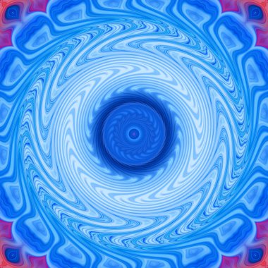 soyut renkli mandala dönüş konsepti arkaplanı 