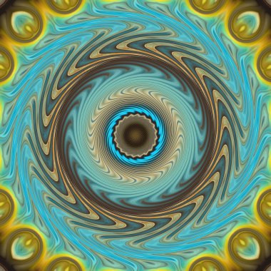 soyut renkli mandala dönüş konsepti arkaplanı 