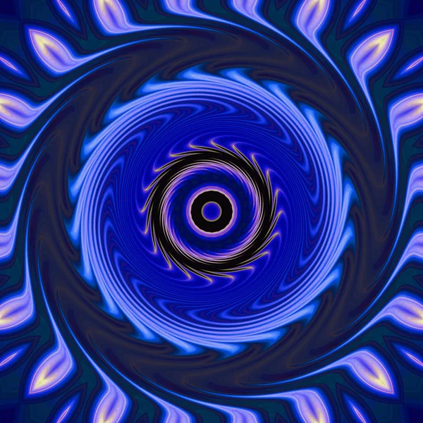 Abstract Colorful Mandala Twirl Concept Background — Foto Stock