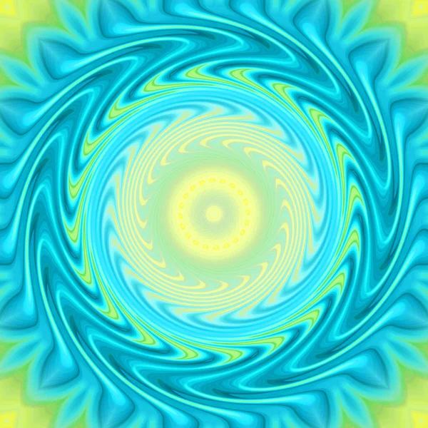 Abstract Colorful Mandala Twirl Concept Background — Stock Photo, Image