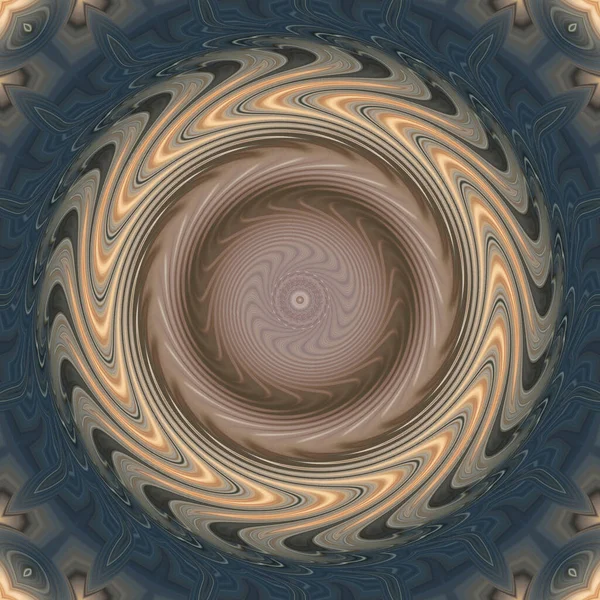 Abstraktní Barevné Mandala Točit Koncept Pozadí — Stock fotografie