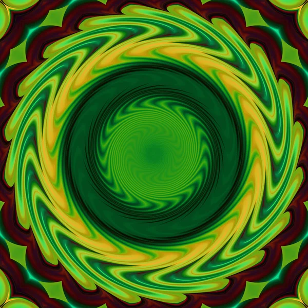 Abstract Colorful Mandala Twirl Concept Background —  Fotos de Stock