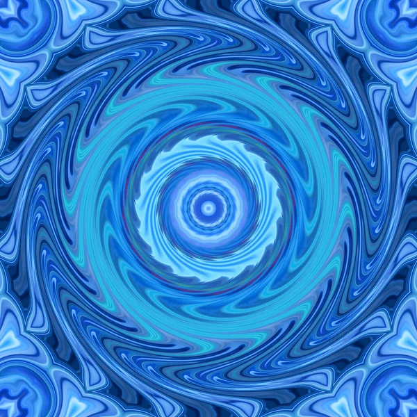 Abstract Colorful Mandala Twirl Concept Background — ストック写真