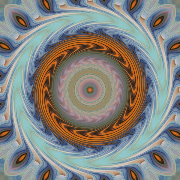 soyut renkli mandala dönüş konsepti arkaplanı 