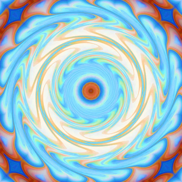 Soyut Renkli Mandala Dönüş Konsepti Arkaplanı — Stok fotoğraf