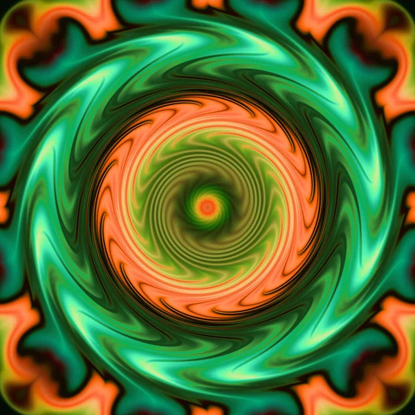 soyut renkli mandala dönüş konsepti arkaplanı 