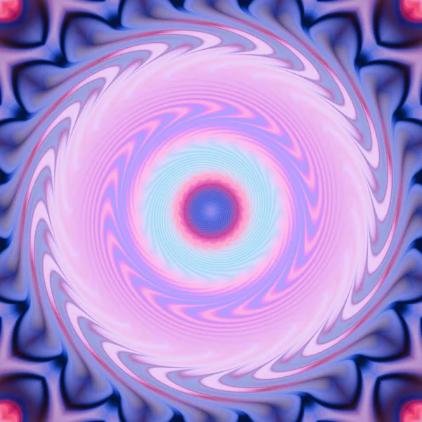 Abstract Colorful Mandala Twirl Concept Background —  Fotos de Stock