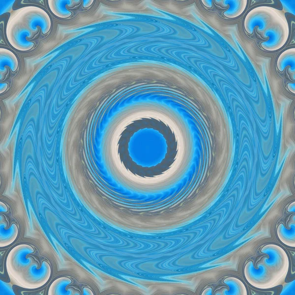 Abstract Colorful Mandala Twirl Concept Background — Stock Photo, Image