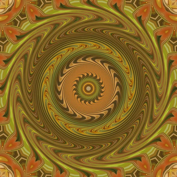 soyut renkli mandala dönüş konsepti arkaplanı 