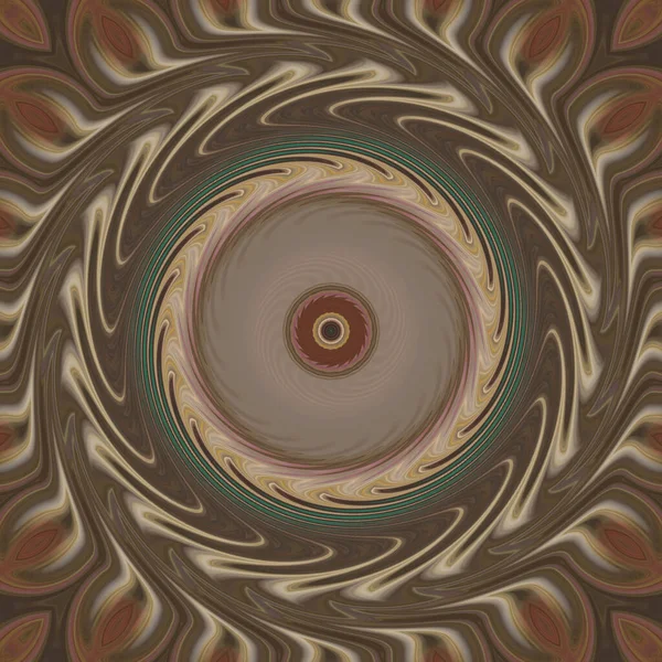 Elvont Színes Mandala Twirl Koncepció Háttér — Stock Fotó