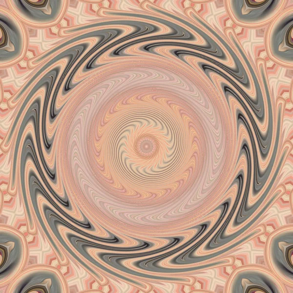 Abstract Colorful Mandala Twirl Concept Background — Stock Photo, Image