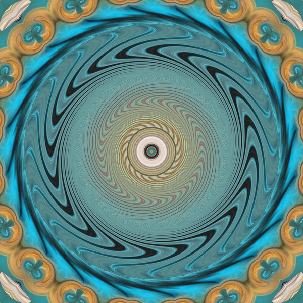 soyut renkli mandala dönüş konsepti arkaplanı 