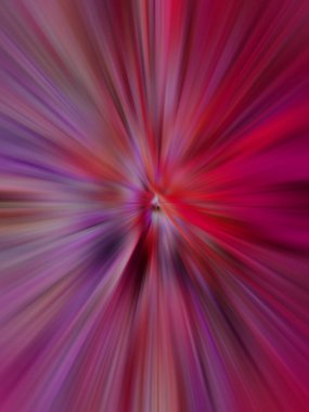 Renkli, hızlı, yüksek hızlı, bulanık zoom arkaplanı. Dinamik patlama flaşı. İvme etkisi.