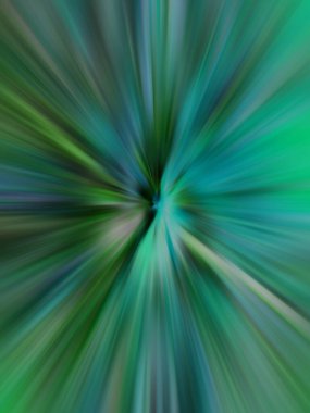 Renkli, hızlı, yüksek hızlı, bulanık zoom arkaplanı. Dinamik patlama flaşı. İvme etkisi.