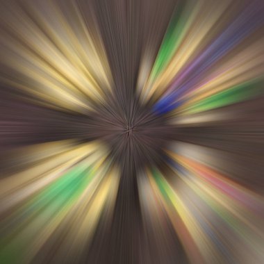 Renkli, hızlı, yüksek hızlı, bulanık zoom arkaplanı. Dinamik patlama flaşı. İvme etkisi.