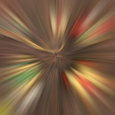 Renkli, hızlı, yüksek hızlı, bulanık zoom arkaplanı. Dinamik patlama flaşı. İvme etkisi.