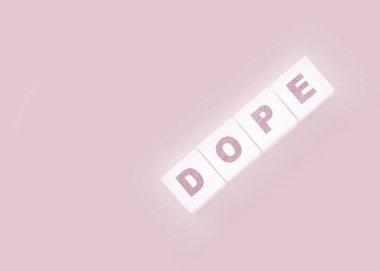 Ahşap bloklar için uyuşturucu kelimesi. Bağımlılık konsepti. Sağlık hizmetleri kavramı. 